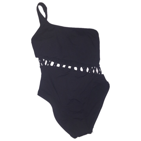 kenneth cole black bathing suit
